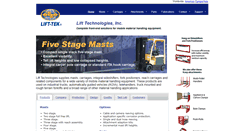 Desktop Screenshot of lift-tek.com